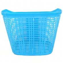 双人自行车电动车筐 多色塑料防雨篮子骑行用品含支架