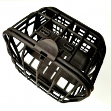 带盖彩色车筐自行车电动车菜筐篮子安全塑料户外骑行用品