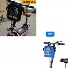 布挂篮车筐折叠电动车篮子自行车配件车框公路车布兰布蓝