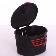 带锁彩色车筐自行车电动车菜筐篮子环全塑料户外骑行用品