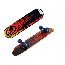 批发双翘4轮滑板 60cm男女初级滑板 铝支架儿童四轮滑板