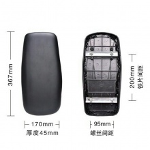 自行车后座坐垫板 加厚货架电动车 加长垫子酷毙装饰用品