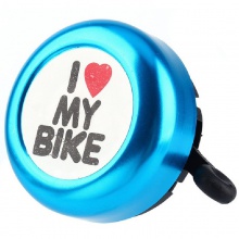 山地自行车新款车迷你红心铃铛骑行用品装饰