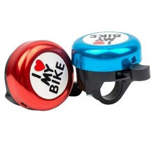 山地自行车新款车迷你红心铃铛骑行用品装饰