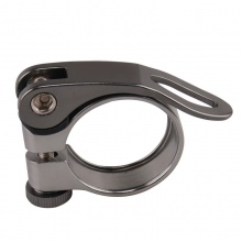 自行车快拆锁死座管夹多色铝合金鞍管夹死飞公路车坐杆锁单车配件