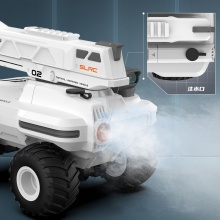 新品大号灯光喷雾水弹坦克车二合一遥控车越野攀爬车男孩玩具礼品