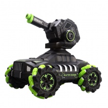 新款遥控坦克车水弹喷雾装甲车手表手势感应遥控车横行特技车