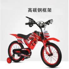 儿童自行车 5-7岁高质量批发儿童摩托车 带踏板儿童自行车