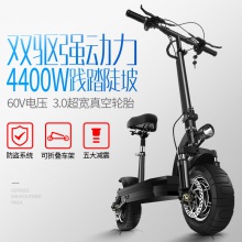 10寸双驱滑板车 亚马力电动车 成人折叠车 代驾电动车 锂电自行车