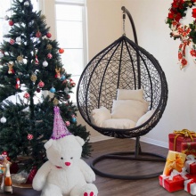 吊椅用圆框藤制吊蛋园藤制秋千椅 成人吊椅秋千 成人秋千