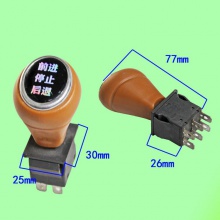 儿童电动车倒车开关 电动车三挡换挡开关 电动三轮车四轮车配件