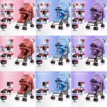 婴儿推车可坐可躺宝宝轻便折叠简易超小儿童溜娃便携式伞车手推夏