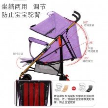 婴儿推车可坐可躺宝宝轻便折叠简易超小儿童溜娃便携式伞车手推夏