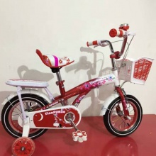 儿童山地自行车与推杆和椅背休息儿童自行车 儿童脚踏自行车