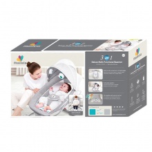 婴儿电动摇椅宝宝哄娃睡觉 新生儿摇篮床儿童安抚椅躺椅