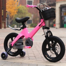 新款镁合金儿童自行车 一体轮双碟刹12寸14寸16寸18寸儿童脚踏车