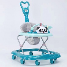 婴儿童宝宝学步车助步滑行车可手推可坐防侧翻防O型腿带摇篮
