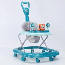 学步车婴动力儿童早教学步车音乐灯光助步车可坐可推学行车带餐盘