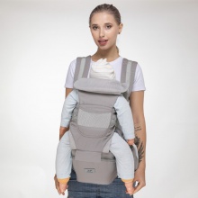 婴儿背带腰凳横抱式后背多功能可收纳宝宝腰凳