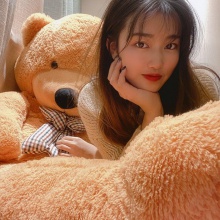 毛绒玩具公仔泰迪熊猫抱抱熊女布娃娃可爱床上抱枕玩偶企业吉祥物