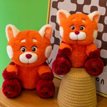 红熊猫小美公仔青春变形记同款小熊猫毛绒玩具活动礼物婚庆布娃娃