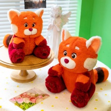 红熊猫小美公仔青春变形记同款小熊猫毛绒玩具活动礼物婚庆布娃娃