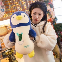 厂家企鹅公仔毛绒玩具花园企鹅软体抱枕可爱玩偶生日创意礼物