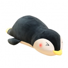 软萌趴姿企鹅公仔玩偶海洋馆动物毛绒玩具布娃娃睡觉长抱枕