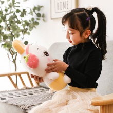 厂家新款可爱水果耳机兔子公仔萌萌兔毛绒玩具儿童礼物推荐公仔