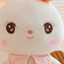 甜心兔毛绒玩具小兔子公仔抱枕床上抱着睡觉布娃娃超软可爱大玩偶