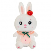 抖音新款草莓慕斯兔子公仔毛绒玩具创意可爱兔玩偶娃娃女生日礼物