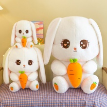创意新款萝卜兔毛绒玩具大号兔子公仔玩偶抱枕女生生日礼物