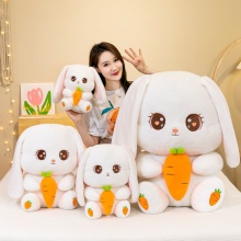 创意新款萝卜兔毛绒玩具大号兔子公仔玩偶抱枕女生生日礼物