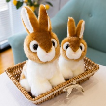 小兔子毛绒玩具公仔娃娃创意可爱仿真兔玩偶女幼儿园儿童生日礼物