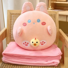 新款萌物有鸡玩偶公仔小鸡和小猪小兔兔抱枕毛绒玩具送女生礼物