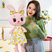 新款可爱穿衣服花裙小兔子毛绒玩具公主兔布娃娃公仔女孩玩偶