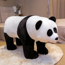 可爱卡通动物熊猫北极熊犀牛独角兽公仔坐骑沙发宝宝节日礼物玩具