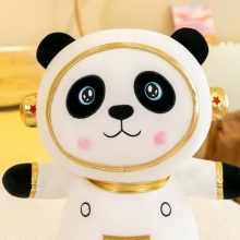 网红款太空熊猫公仔抱枕卡通太空熊猫公仔冰吉祥物礼品