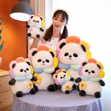 创意熊猫毛绒玩具公仔仿真大熊猫玩偶抓机娃娃儿童情人节礼物