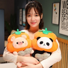 猪事皆宜公仔毛绒玩具好柿花生熊猫公仔可爱小号好柿熊猫女孩礼物