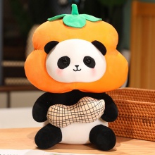 猪事皆宜公仔毛绒玩具好柿花生熊猫公仔可爱小号好柿熊猫女孩礼物