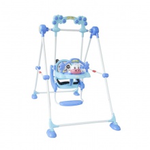 厂家直供儿童支架秋千 可折叠儿童秋千带音乐盒 儿童秋千