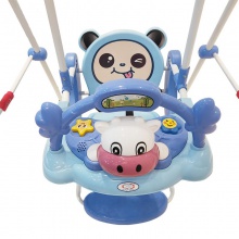 厂家直供儿童支架秋千 可折叠儿童秋千带音乐盒 儿童秋千