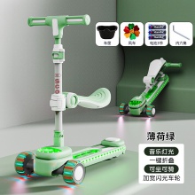 滑板车儿童1-3-6-12岁小孩滑滑车宝宝溜溜车女童踏板车可坐可骑滑