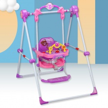 厂家直供可折叠儿童秋千 带音乐盒儿童秋千 儿童吊椅秋千