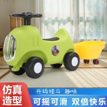 婴儿塑料带音乐摇摇马大号加厚儿童玩具1-2周岁木马车两用摇摇马
