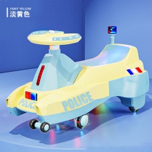 儿童扭扭车1一3岁男女宝宝溜溜车防侧翻新款滑行车仿警车款扭扭车