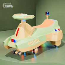 儿童扭扭车1一3岁男女宝宝溜溜车防侧翻新款滑行车仿警车款扭扭车