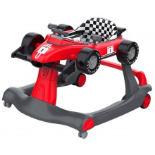 婴儿BB学步车防O型腿多功能手推助步车早教音乐可折叠U型学步车