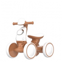 现货儿童平衡车无脚踏四轮滑行车 宝宝学步车 四轮溜溜车